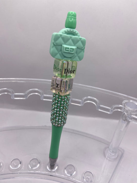 Beaded designer inspired pen